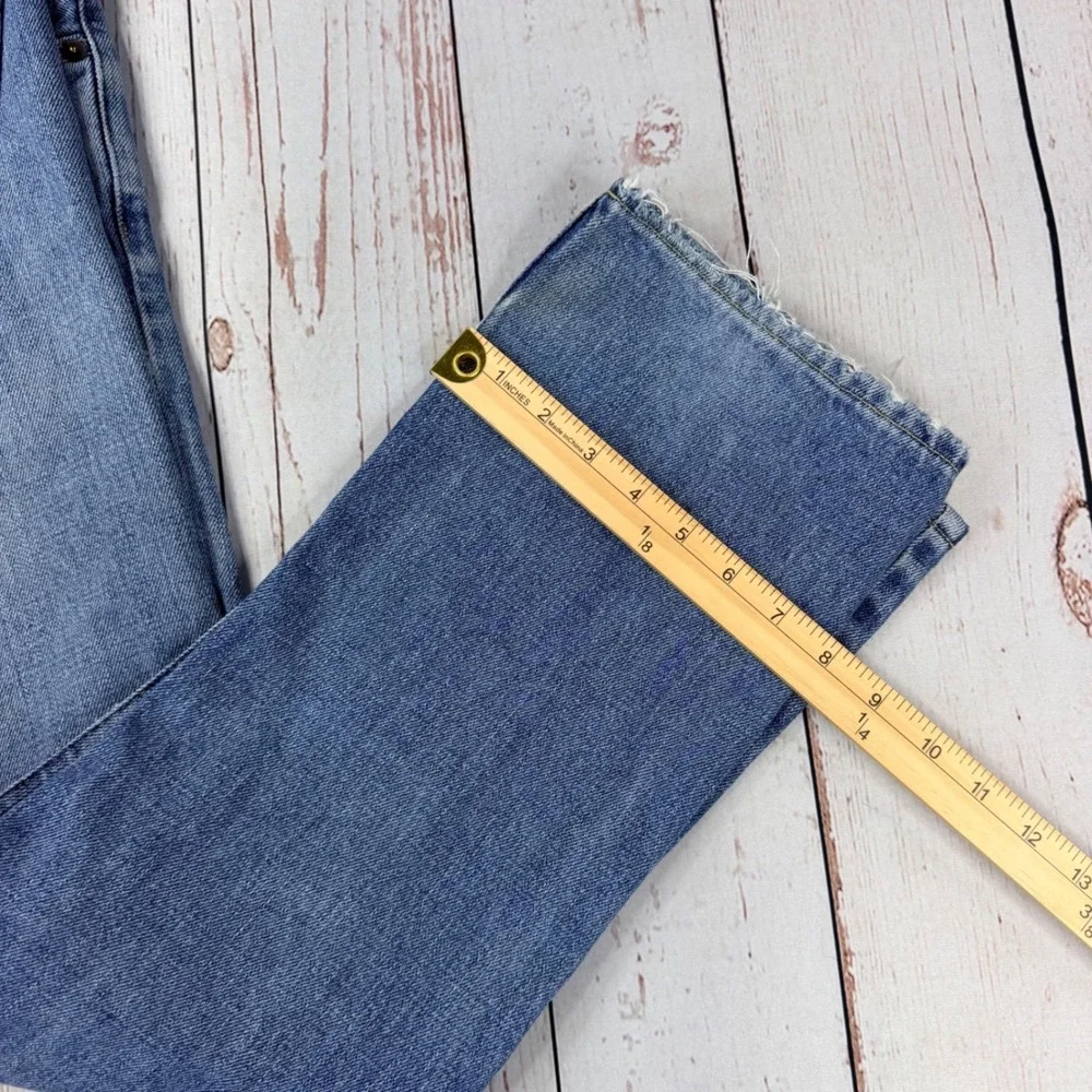 Abercrombie Kids Classic Straight Leg Jeans Light Wash Denim Size 16